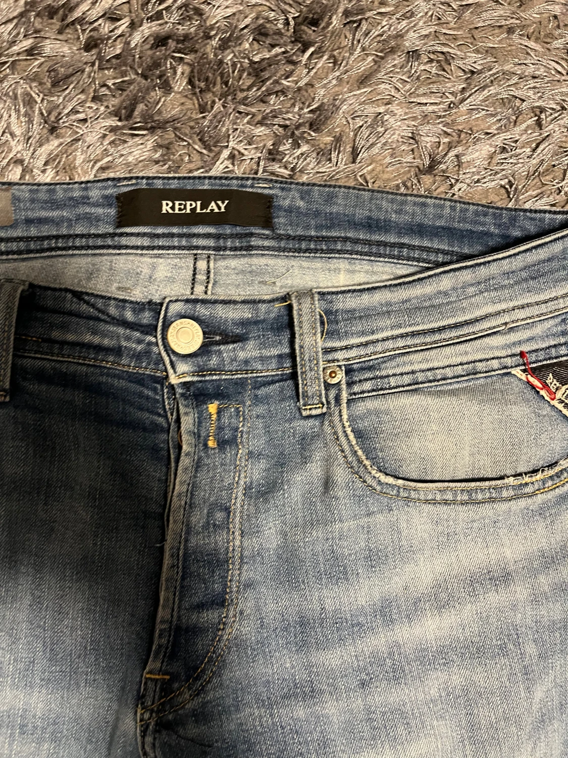 Replay ljusblå jeans i ekologisk bomull - 3