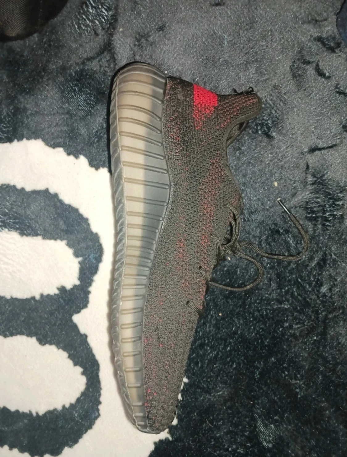 Adidas Yeezy Boost Supreme svart/röd - 3