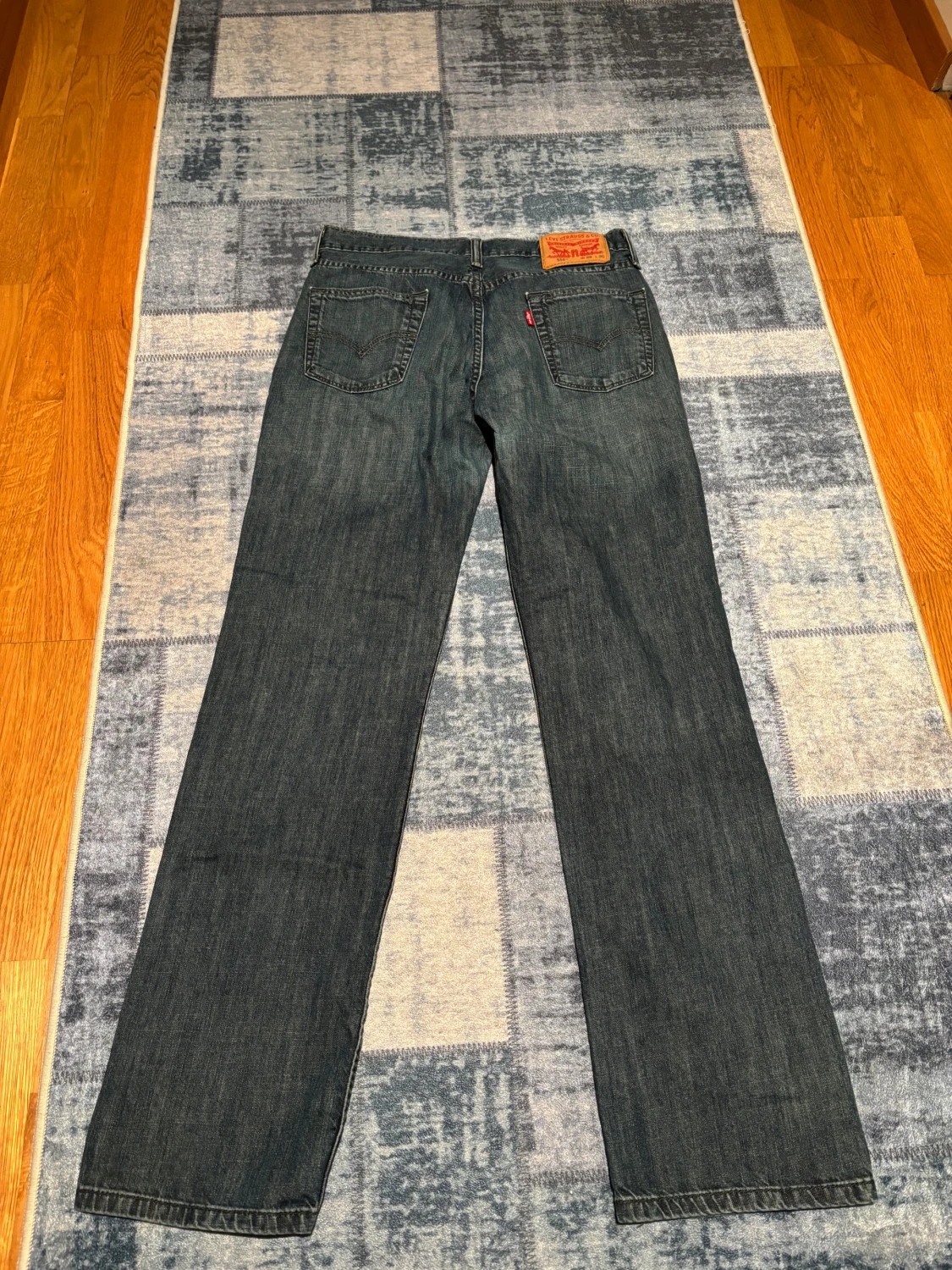 Levi's 501 mörkblå jeans straight fit - 2