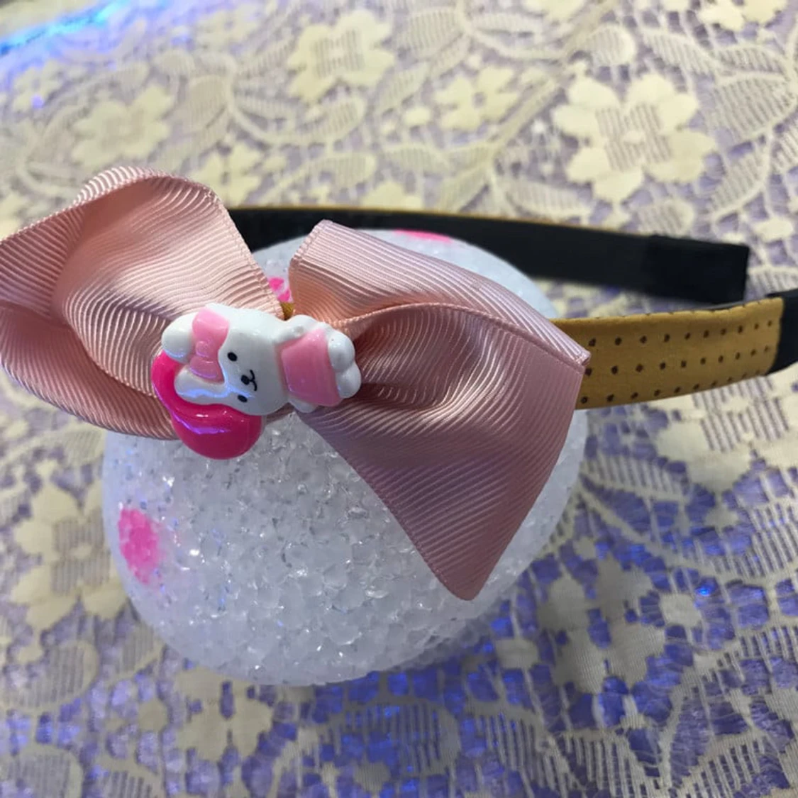 Hello Kitty diadem med rosett  - 1