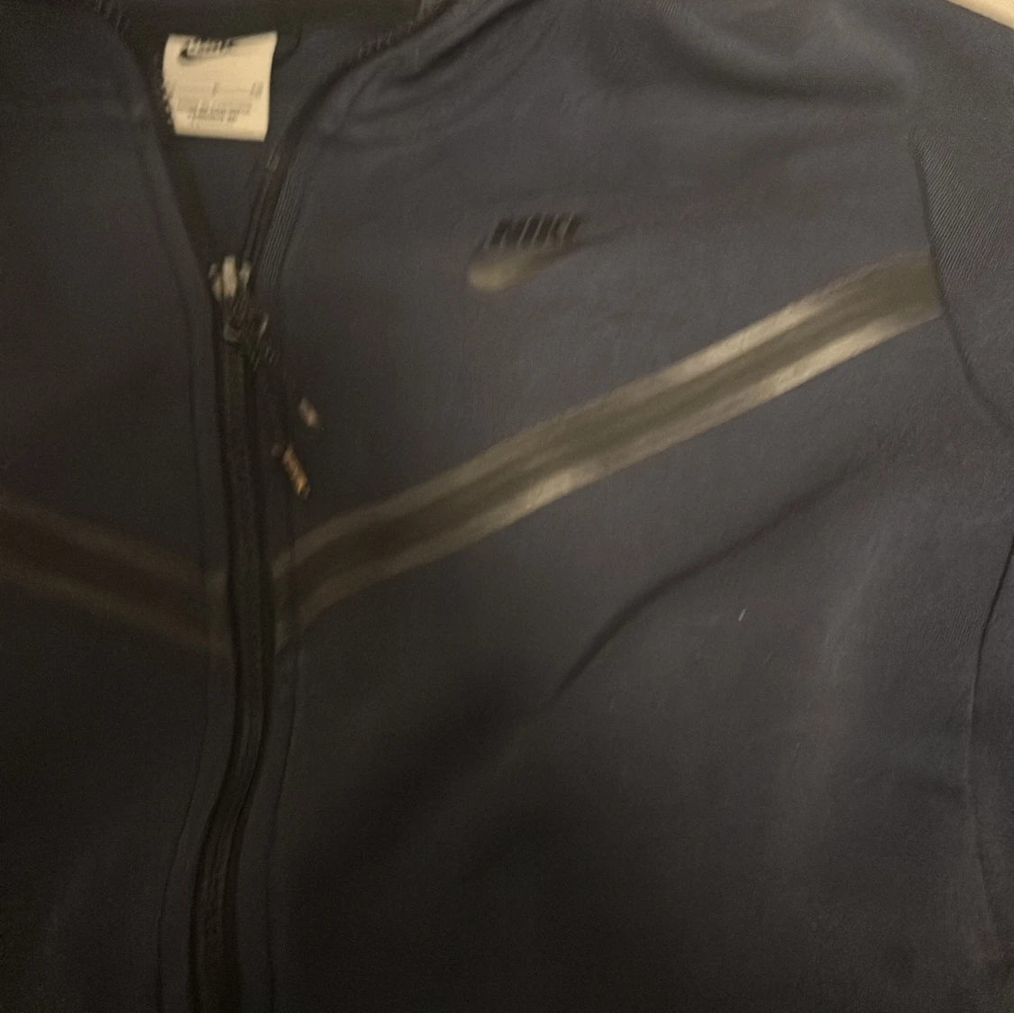 Blå Nike tech hoodie - 2
