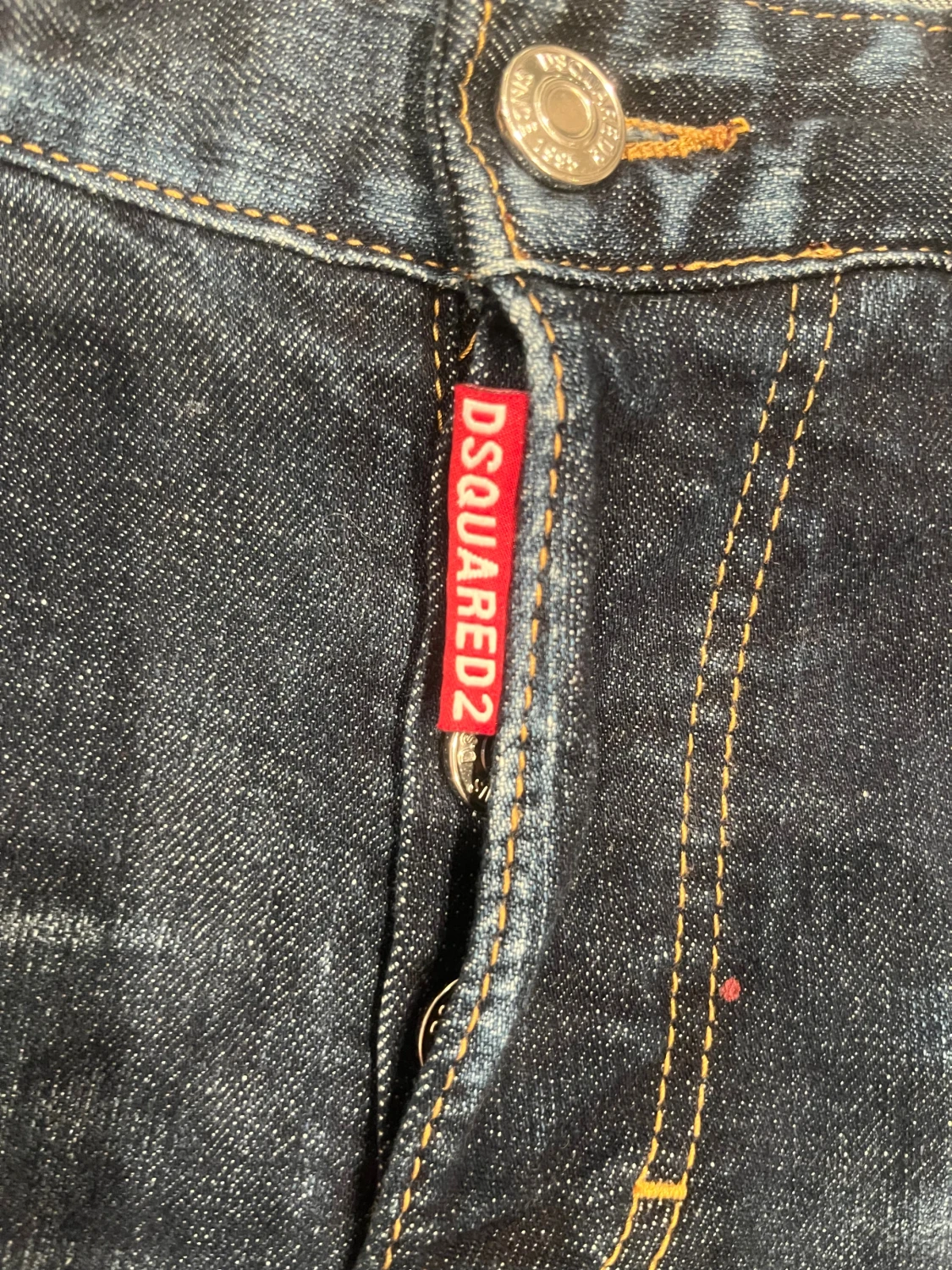 Dsquared2 mörkblå slim jeans - 4