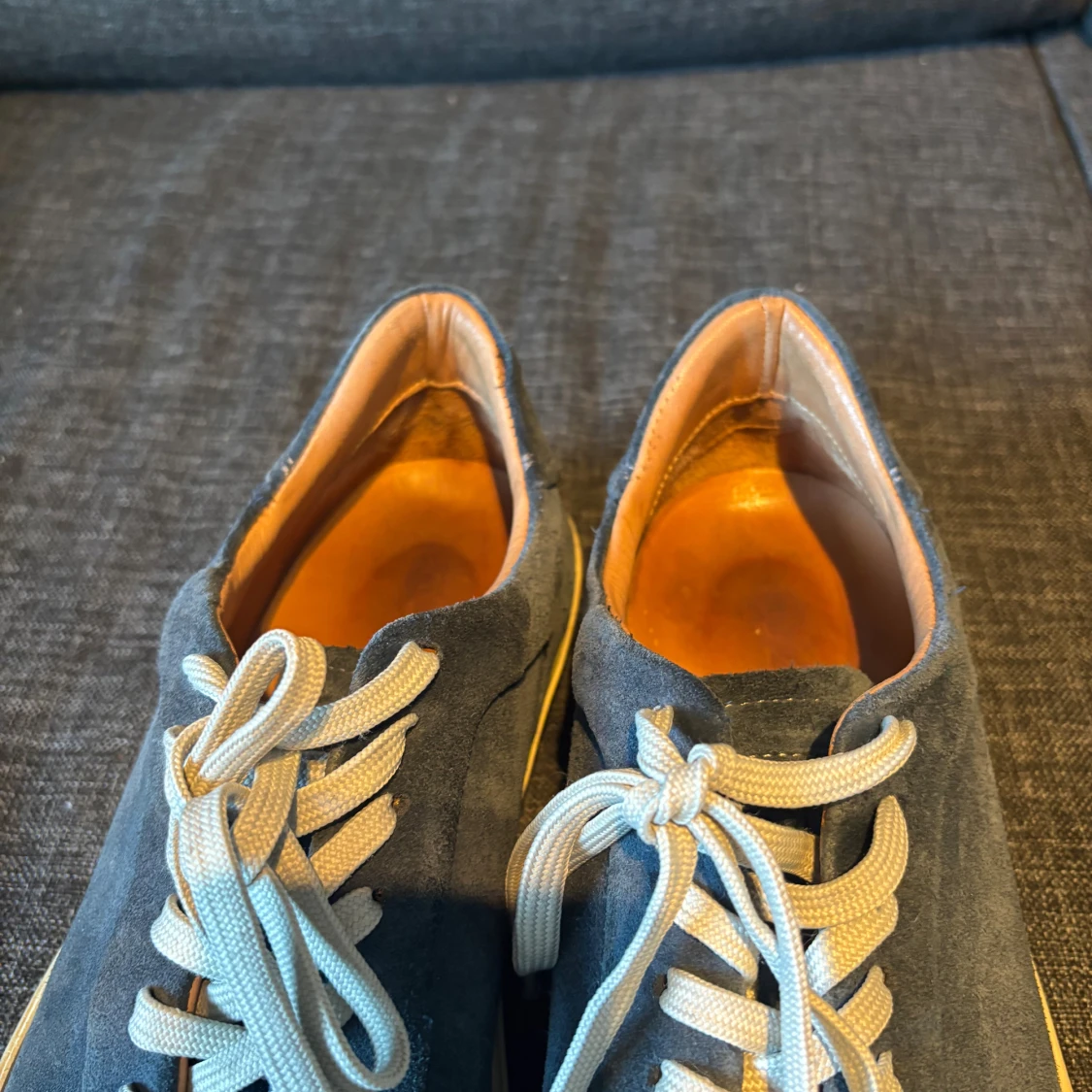 Blå mockasneakers från Kazar - 2