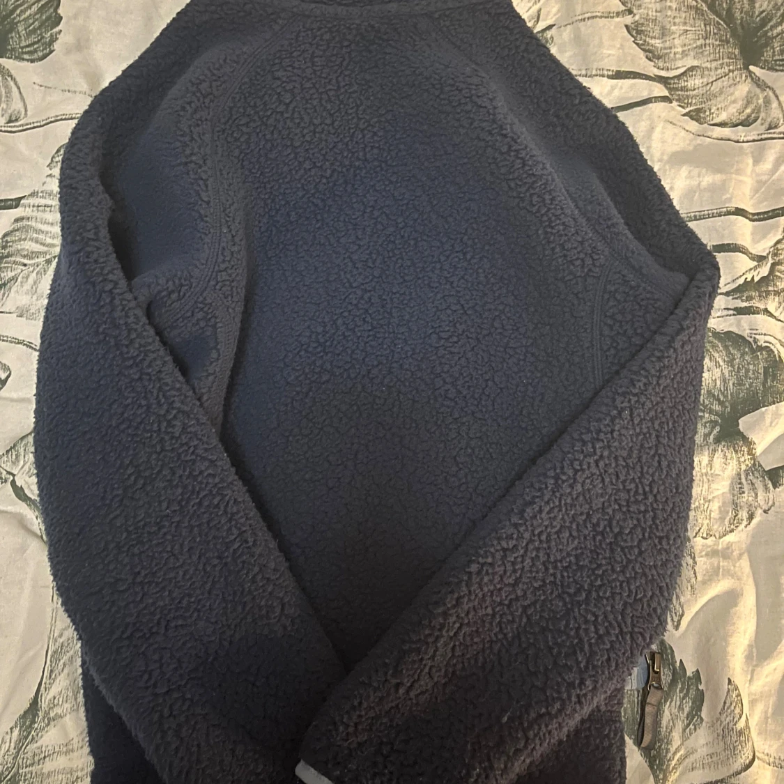 Mörkblå fleecejacka från Patagonia Junior XL - 3