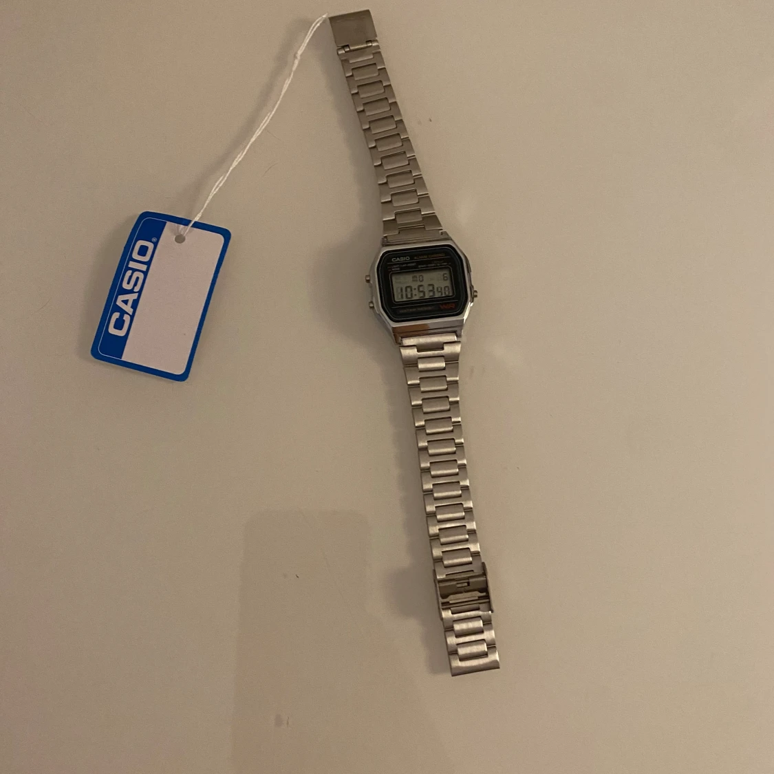 Casio digital klocka i silver
