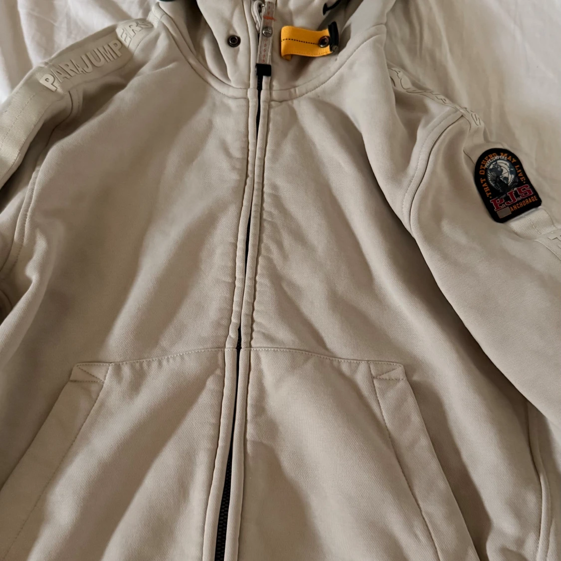 Beige fleecejacka Parajumpers S