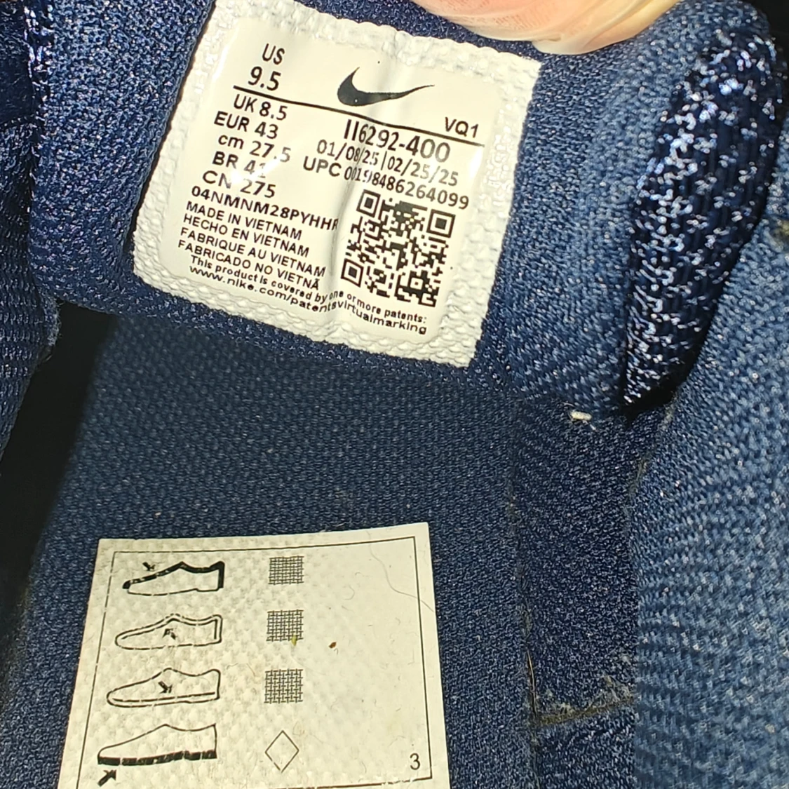 Nike sneakers marinblå v5 RNR - 3