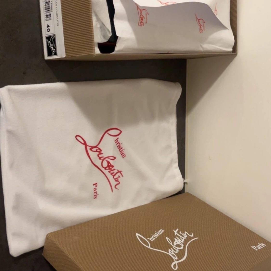 Svarta sneakers från Christian Louboutin - 3