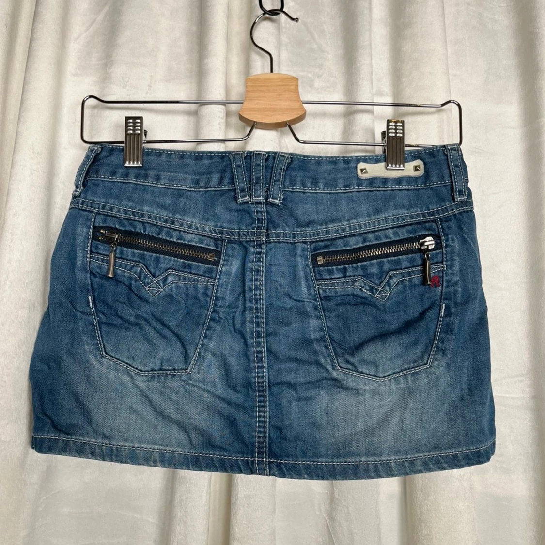 Blå jeanskjol från Replay - 1