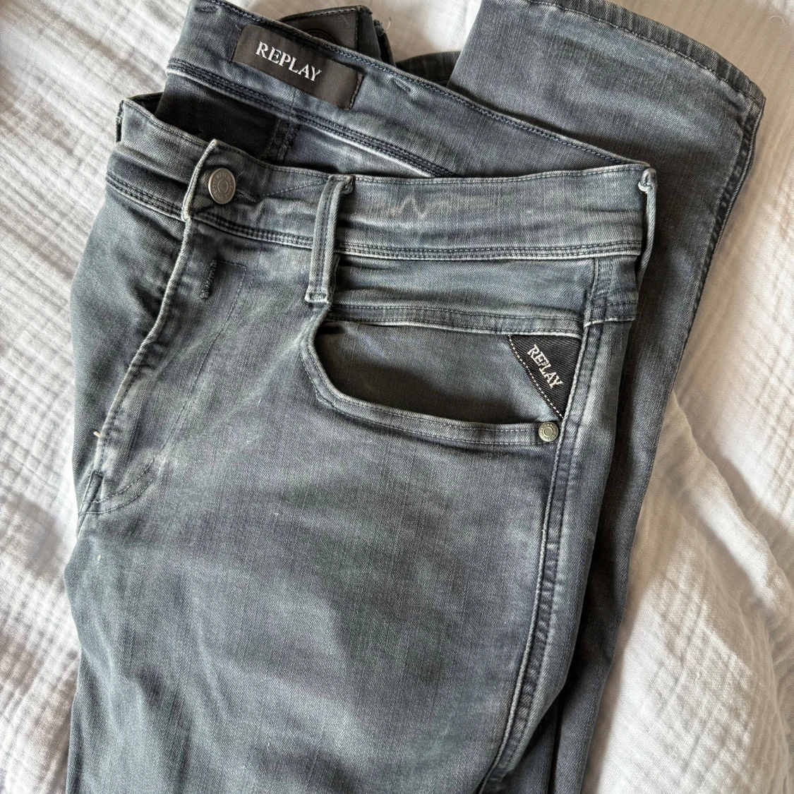 Replay grå jeans slim fit 31/32