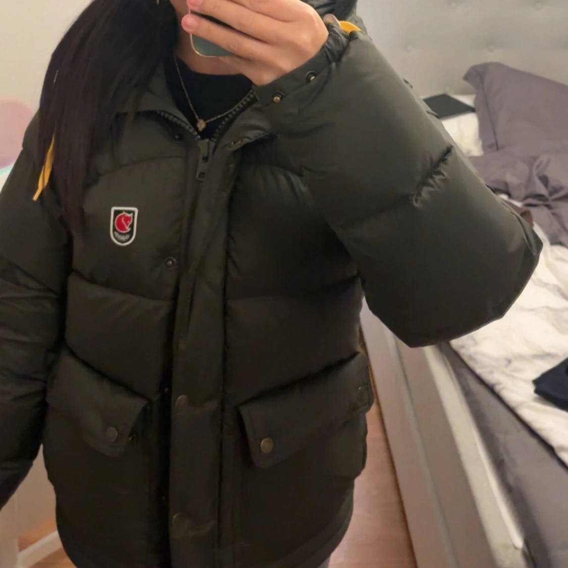 Mörkgrön fjällräven jacka - 1