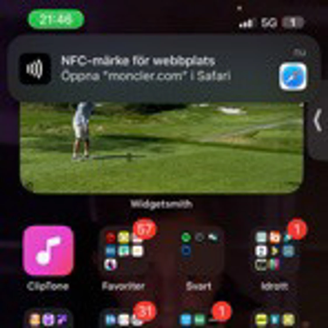 Mörkblå  Moncler pufferjacka med huva - 4