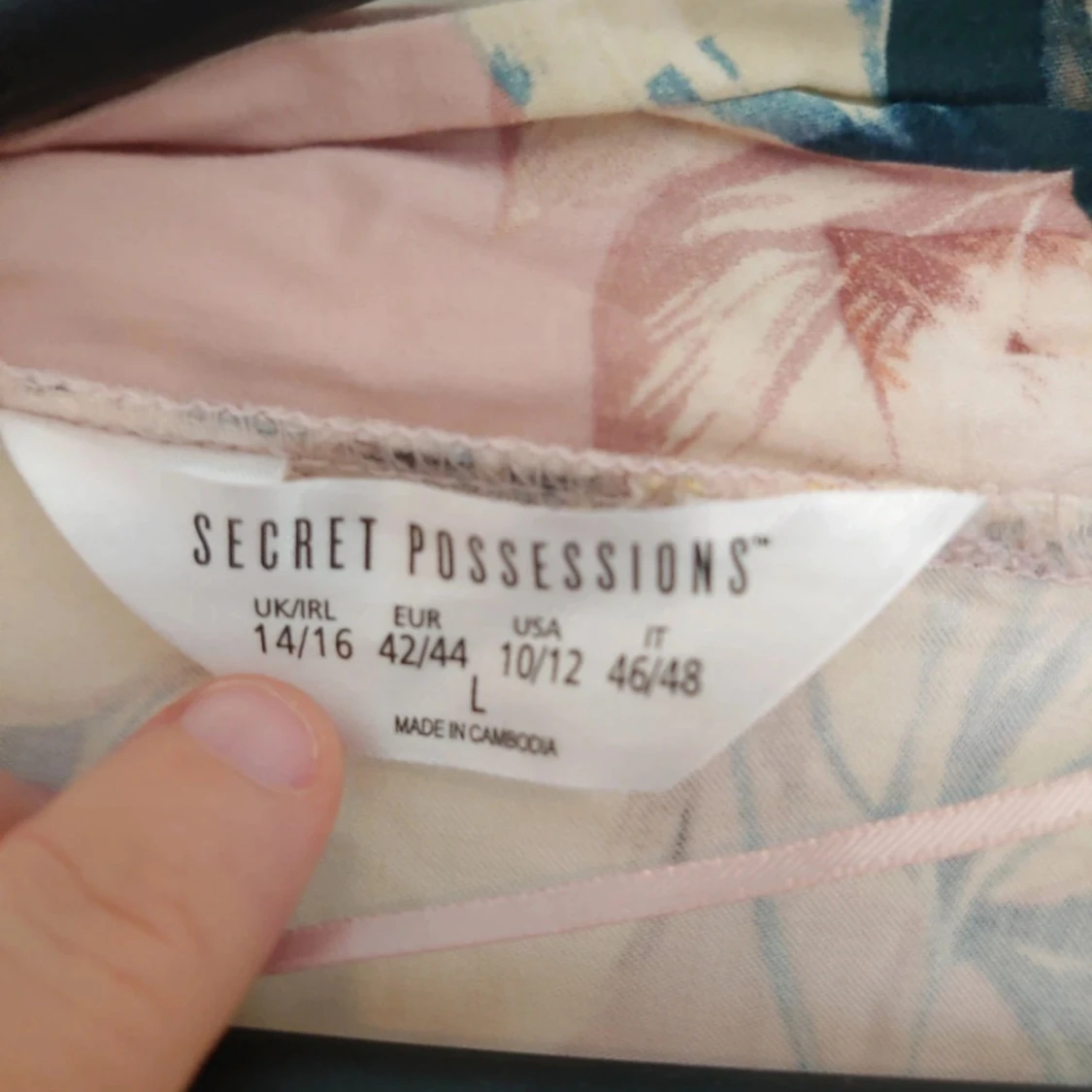 Blommig morgonrock, Secret Possessions, stl M/L - 3