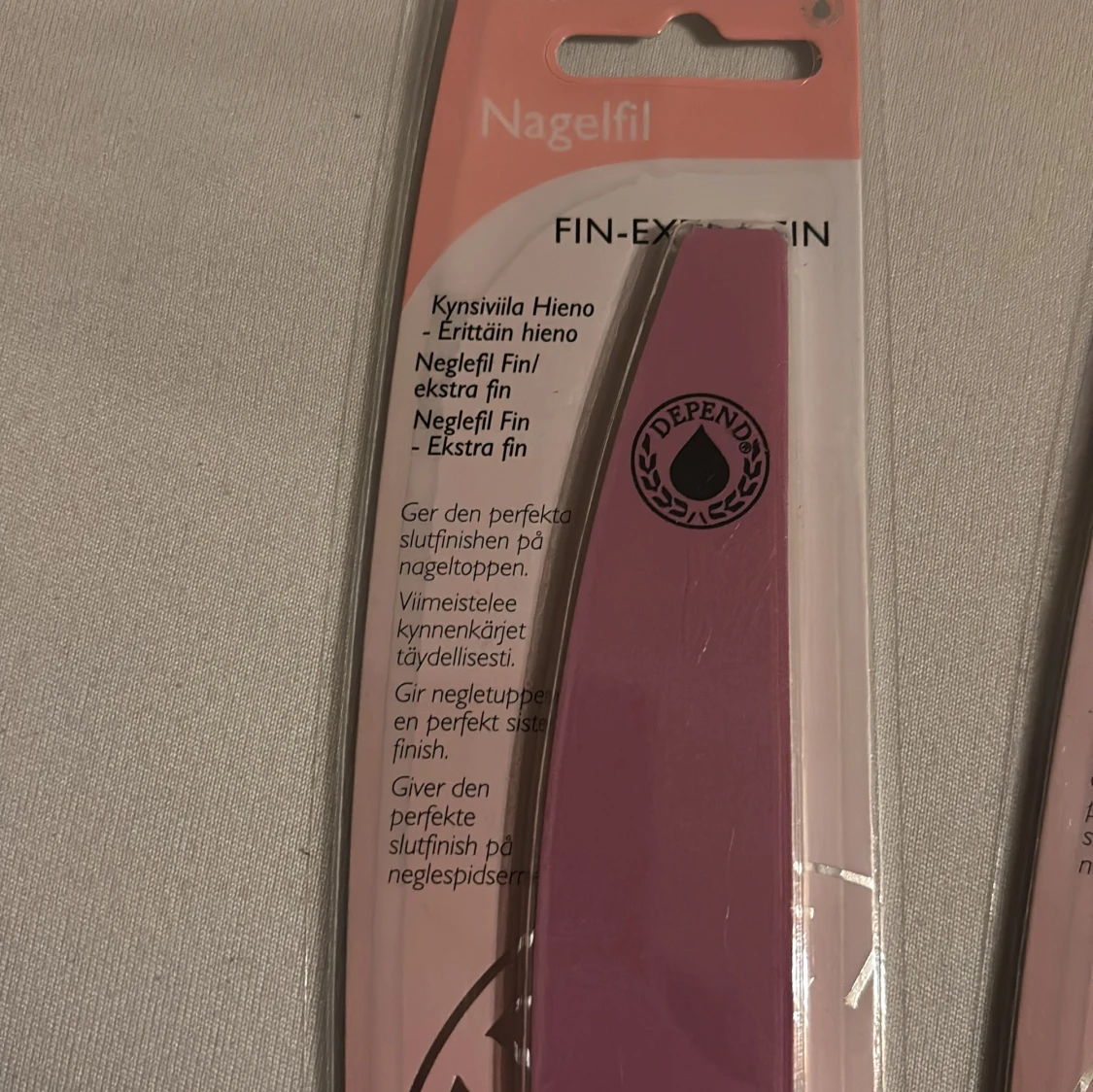 Depend nagelfil & ansiktsmasker - 2