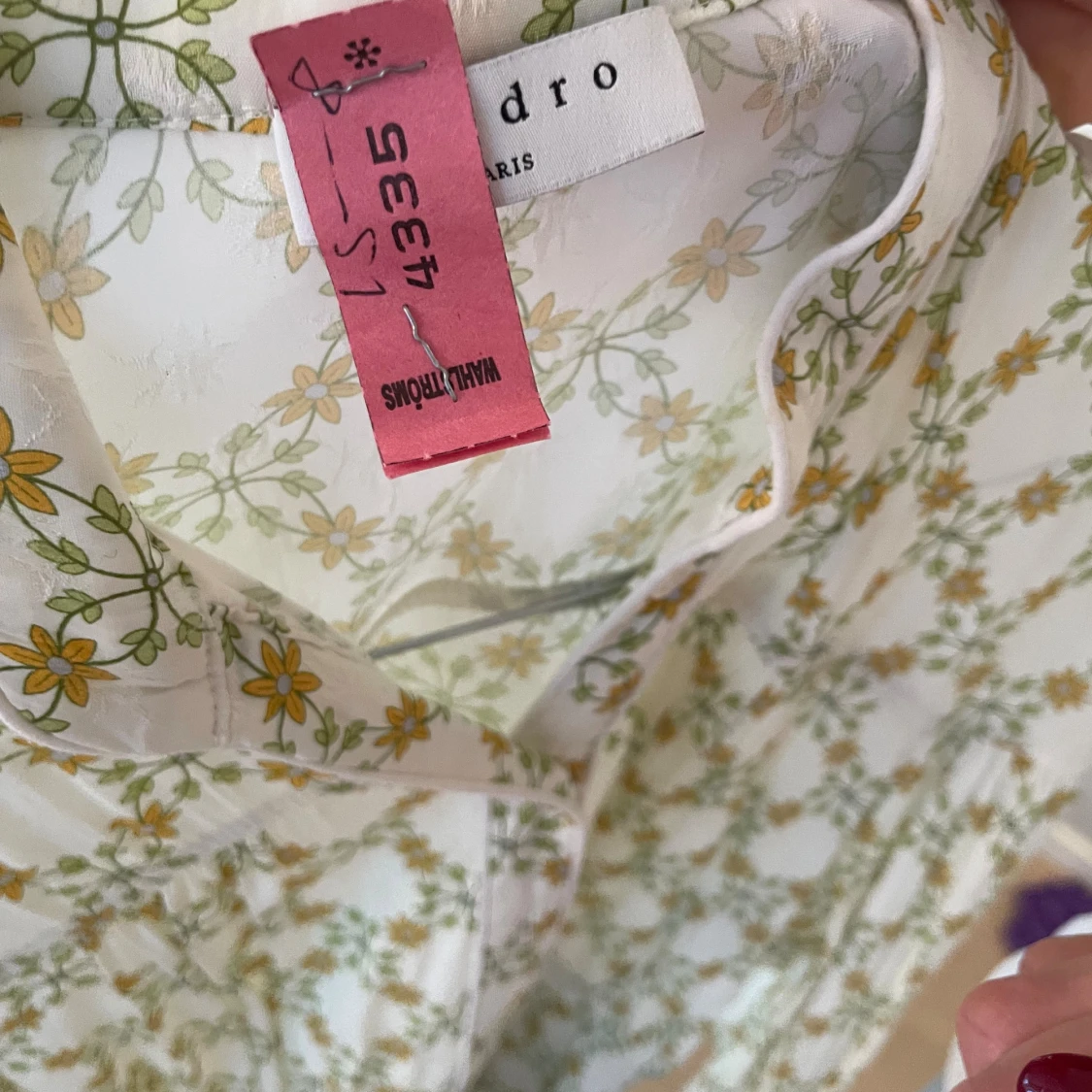 Blommig kortklänning från Sandro Paris - 2