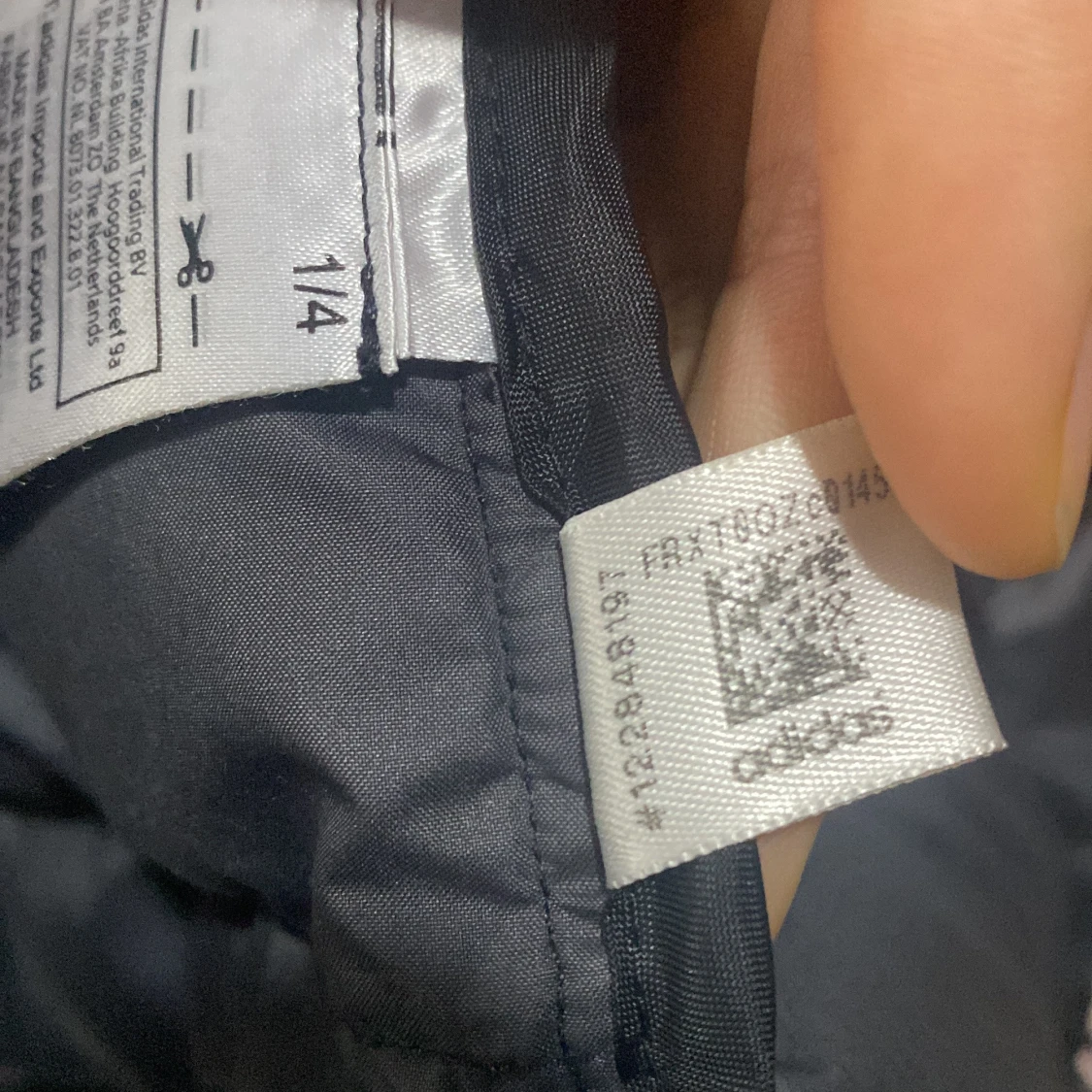 Svart pufferjacka från Adidas, L - 2