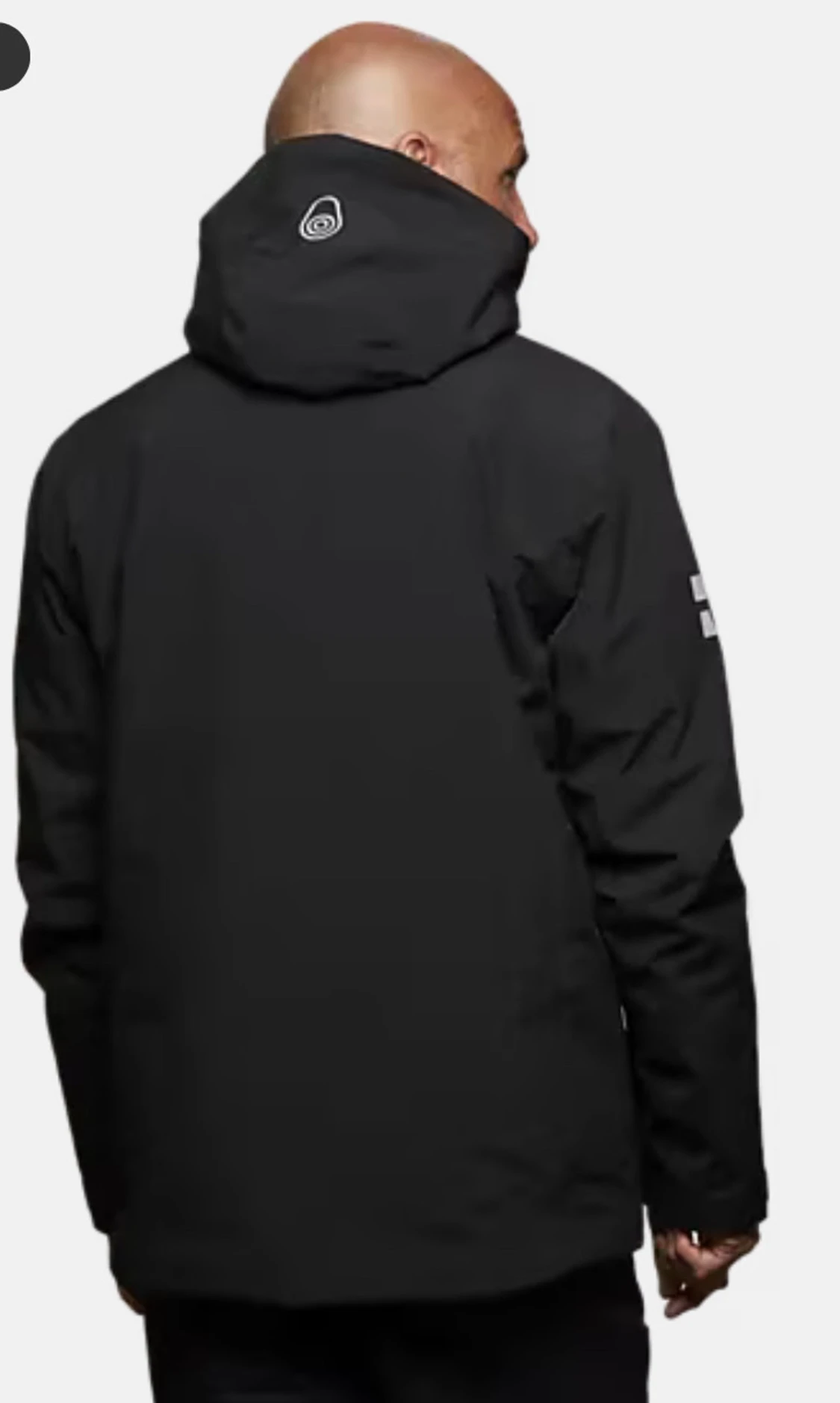 Svart Sail Racing jacka med huva - 5