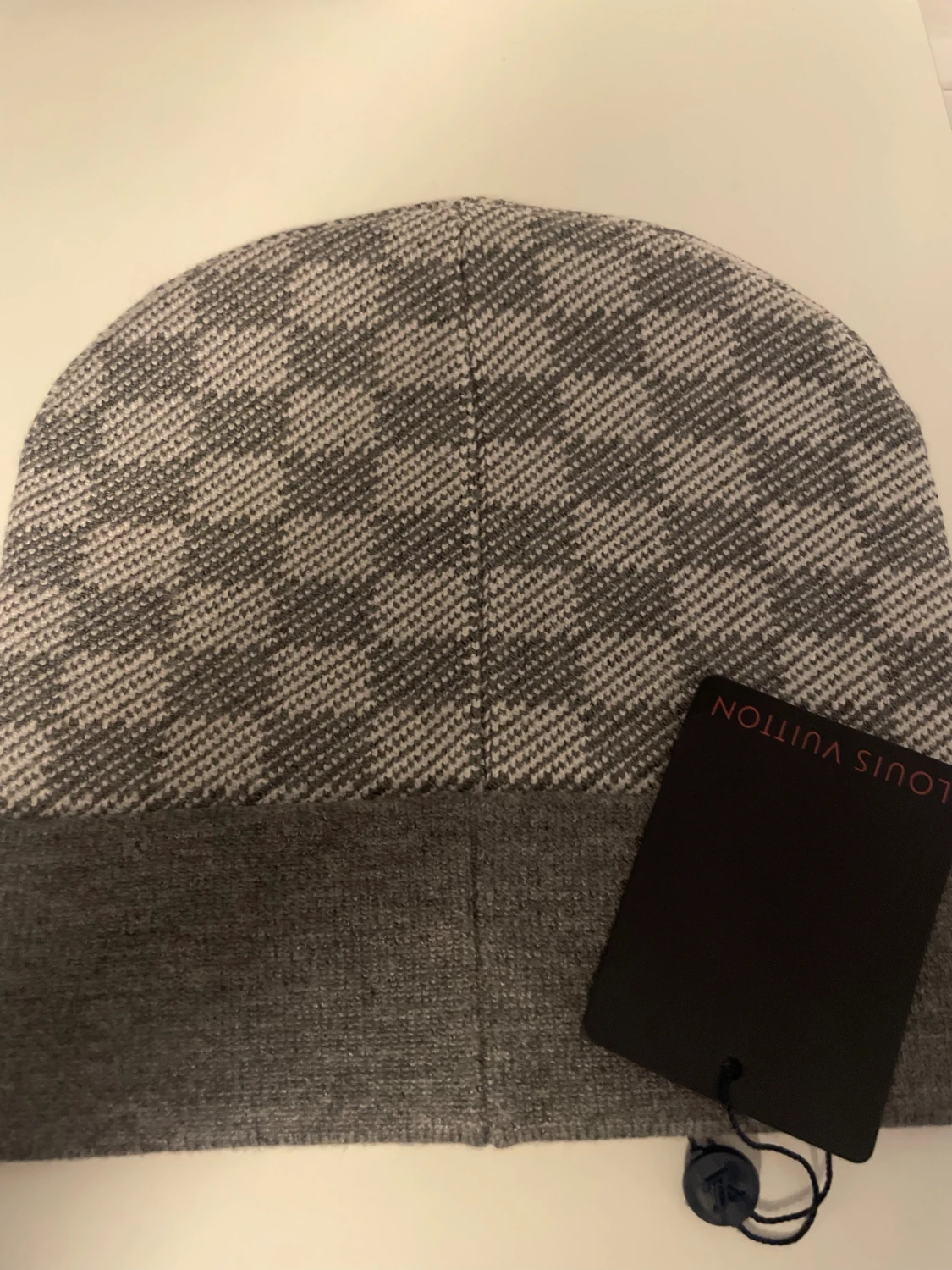 Grå rutig mössa - 3