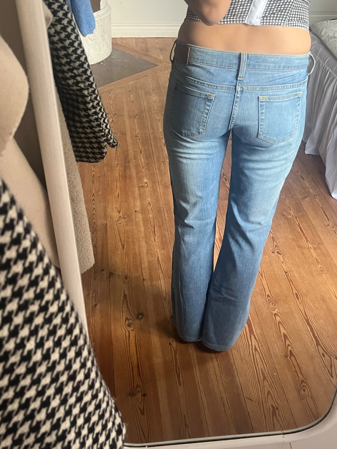 Lågmidjade vintage jeans  - 4