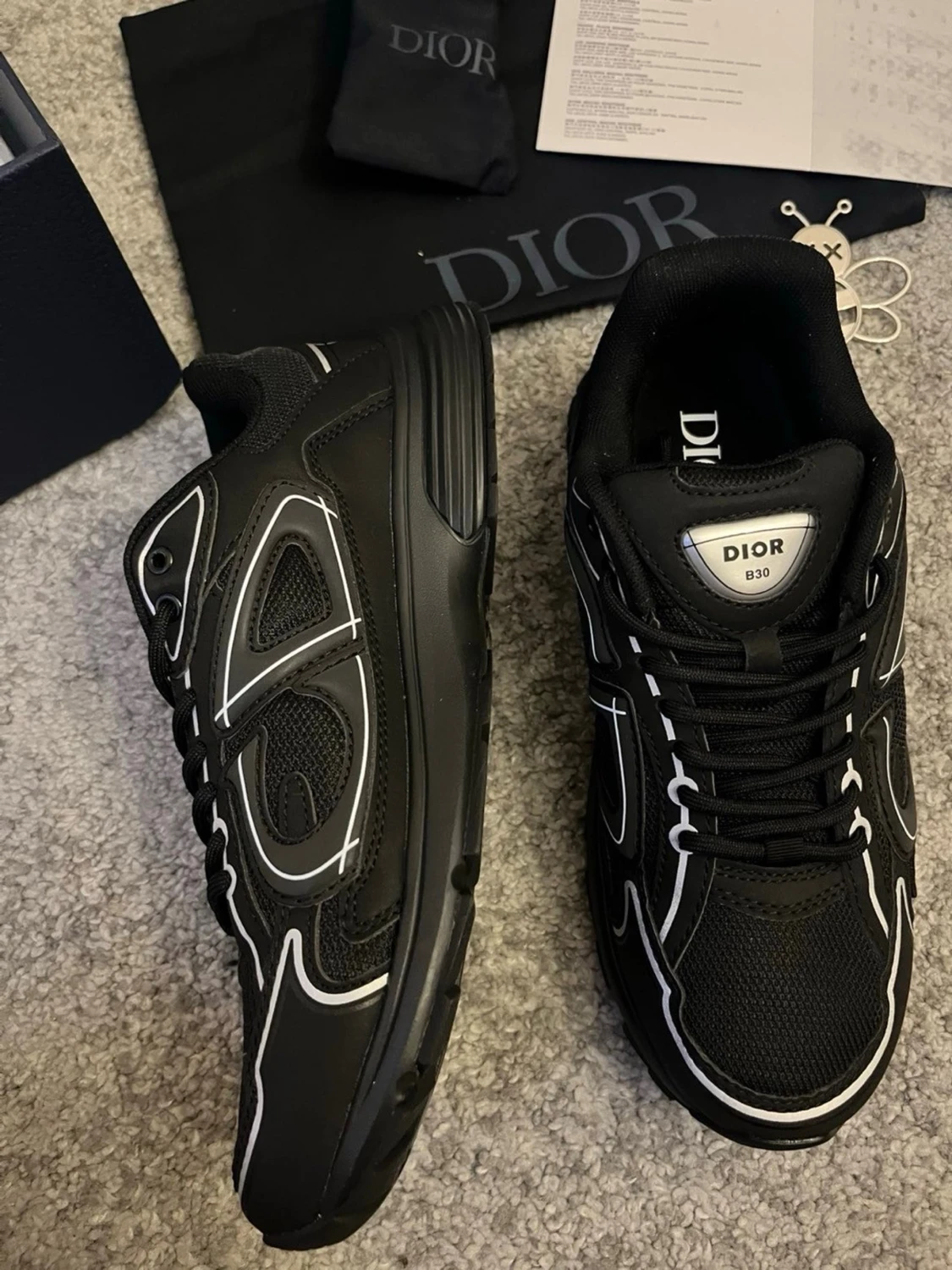 Svarta Dior B30 sneakers - 5