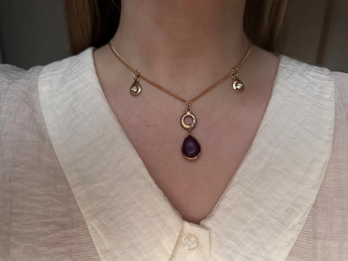 Handgjort repurposed halsband  - 2