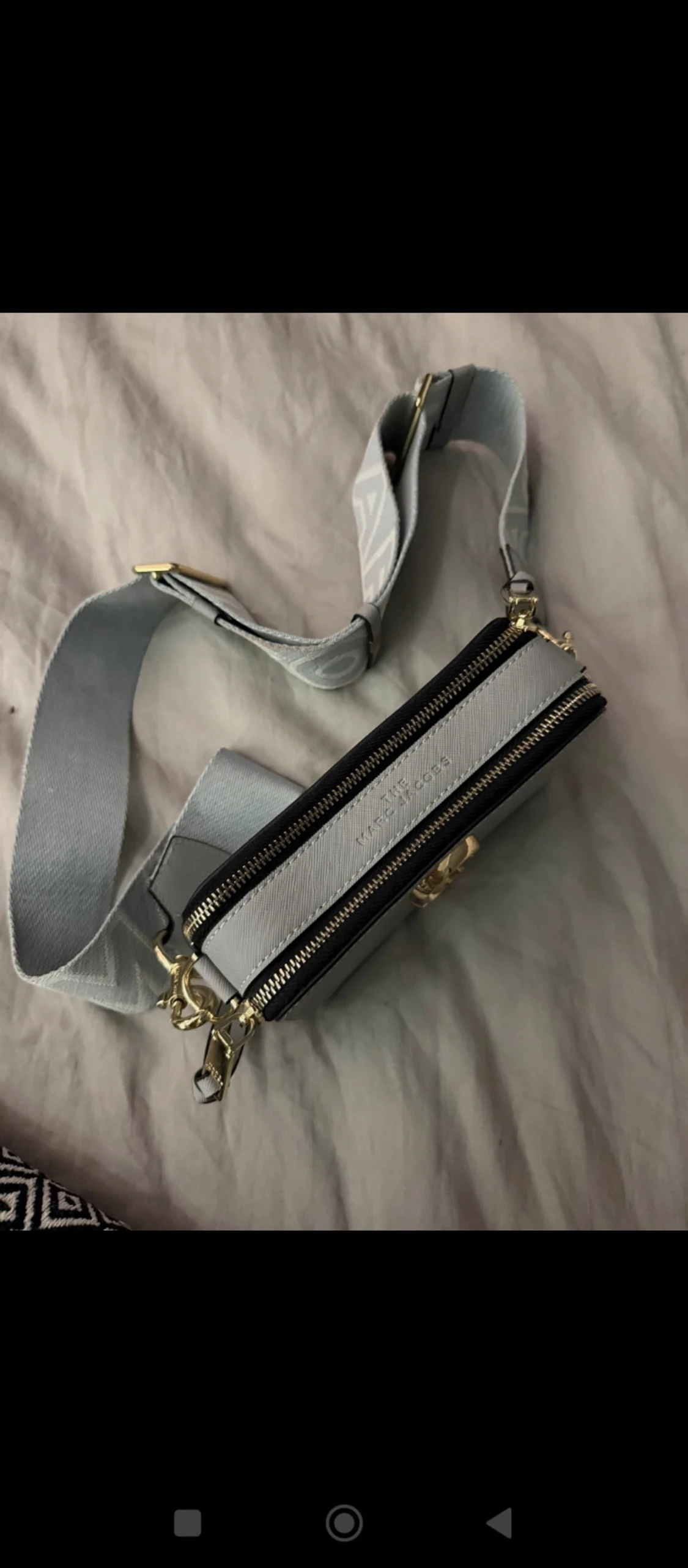 Ljusgrå axelväska Marc Jacobs - 4