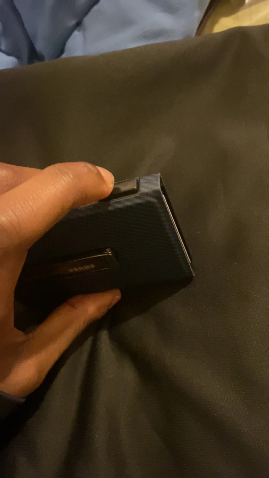 Blå randig plånbok från Zhuse - 2