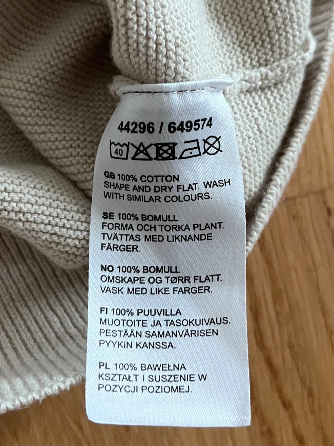 Stickad zip hoodie - 2