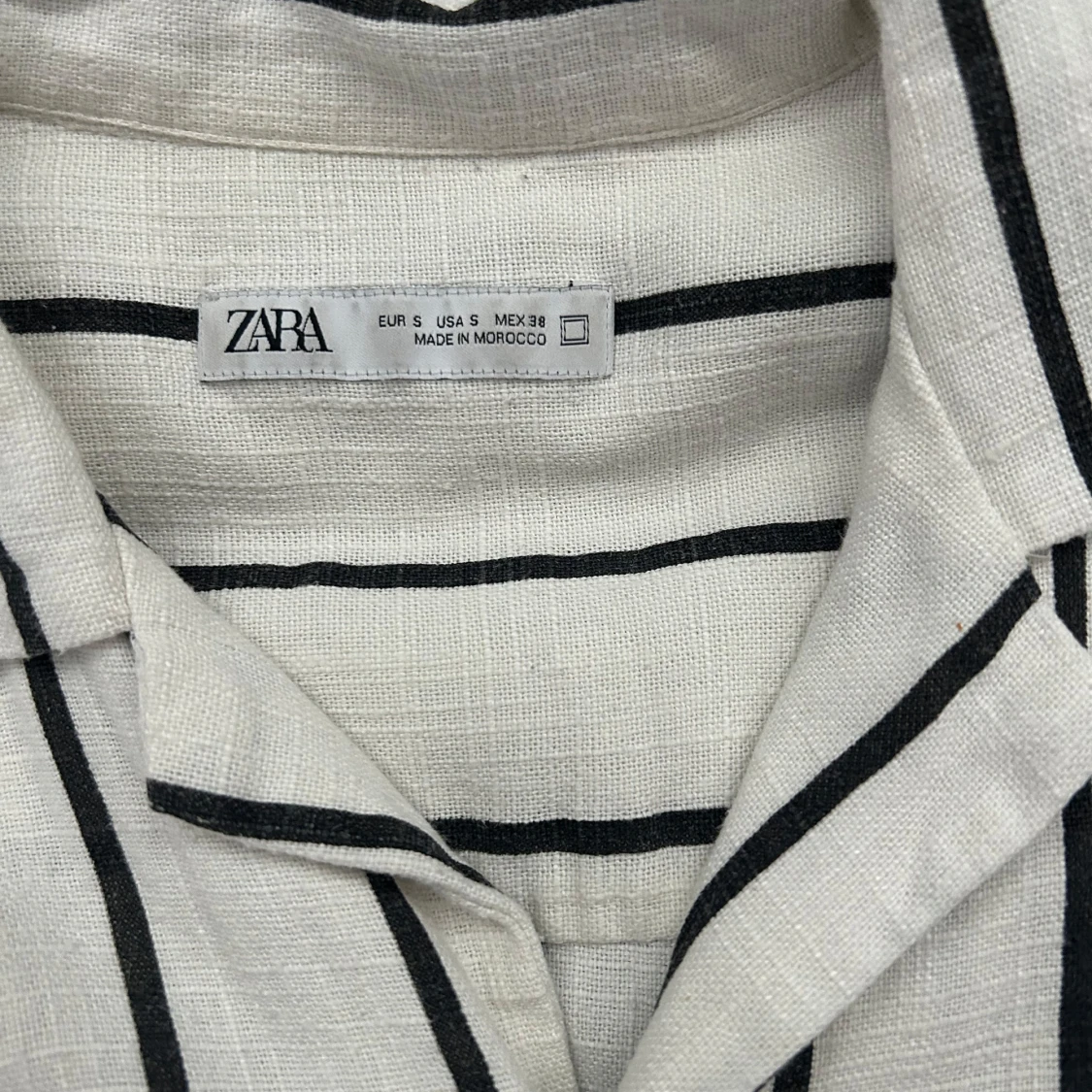 Randig kortärmad skjorta från Zara - 2