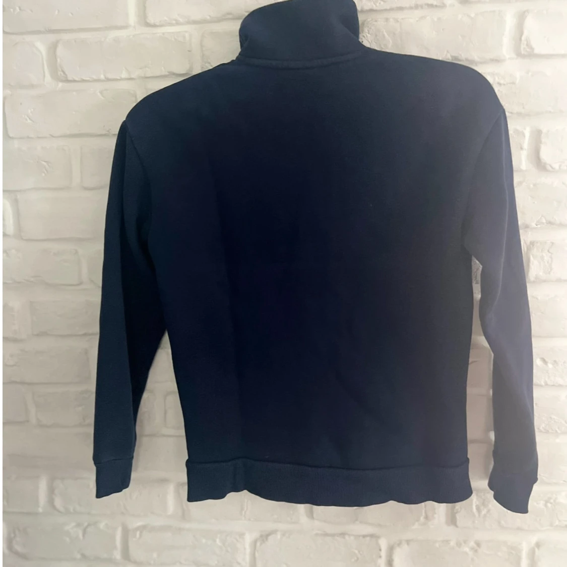 Mörkblå half zip tröja - 1