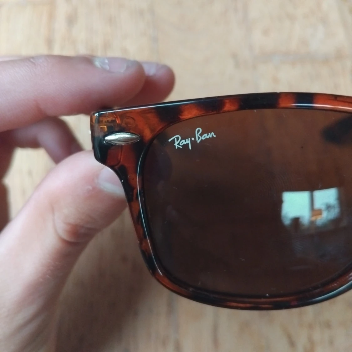 Ray-Ban Wayfarer leopardmönstrade solglasögon - 1