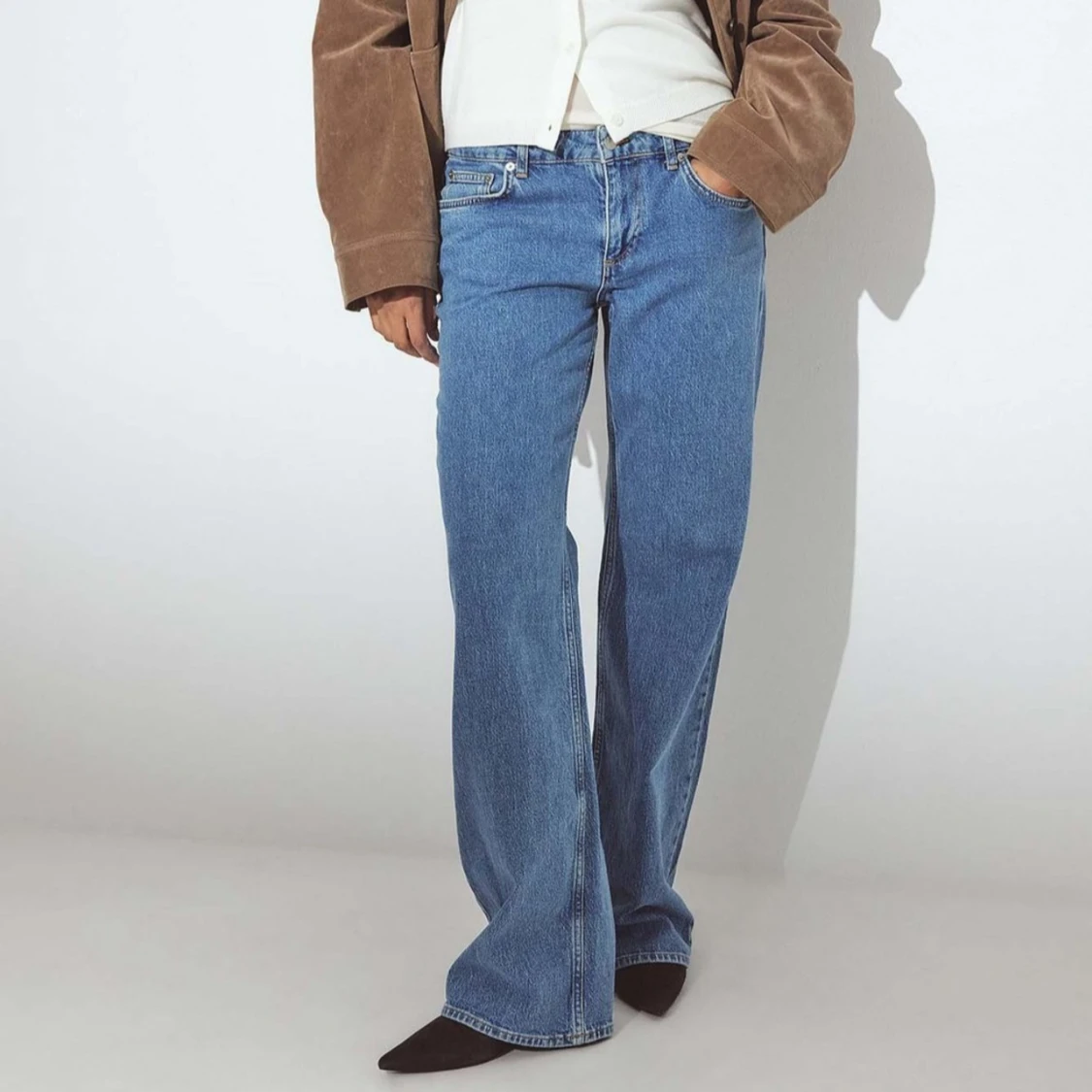 Jeans med lång midja  - 1