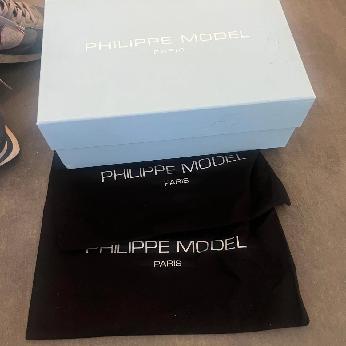 Philippe Model blå sneakers - 1