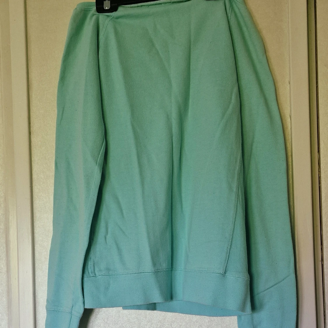 Turkos sweatshirt i bomull