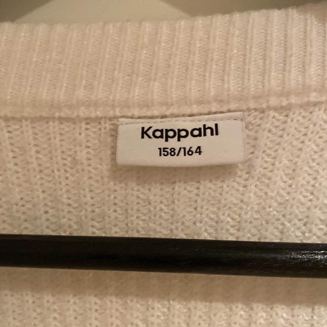 Vit och svart randig stickad tröja Kappahl - 2