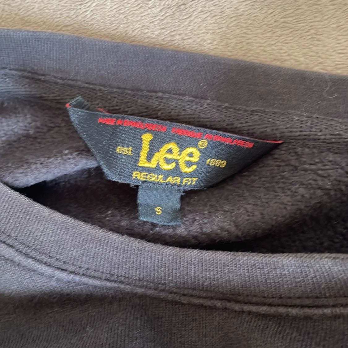 Svart sweatshirt från Lee med tryck - 3