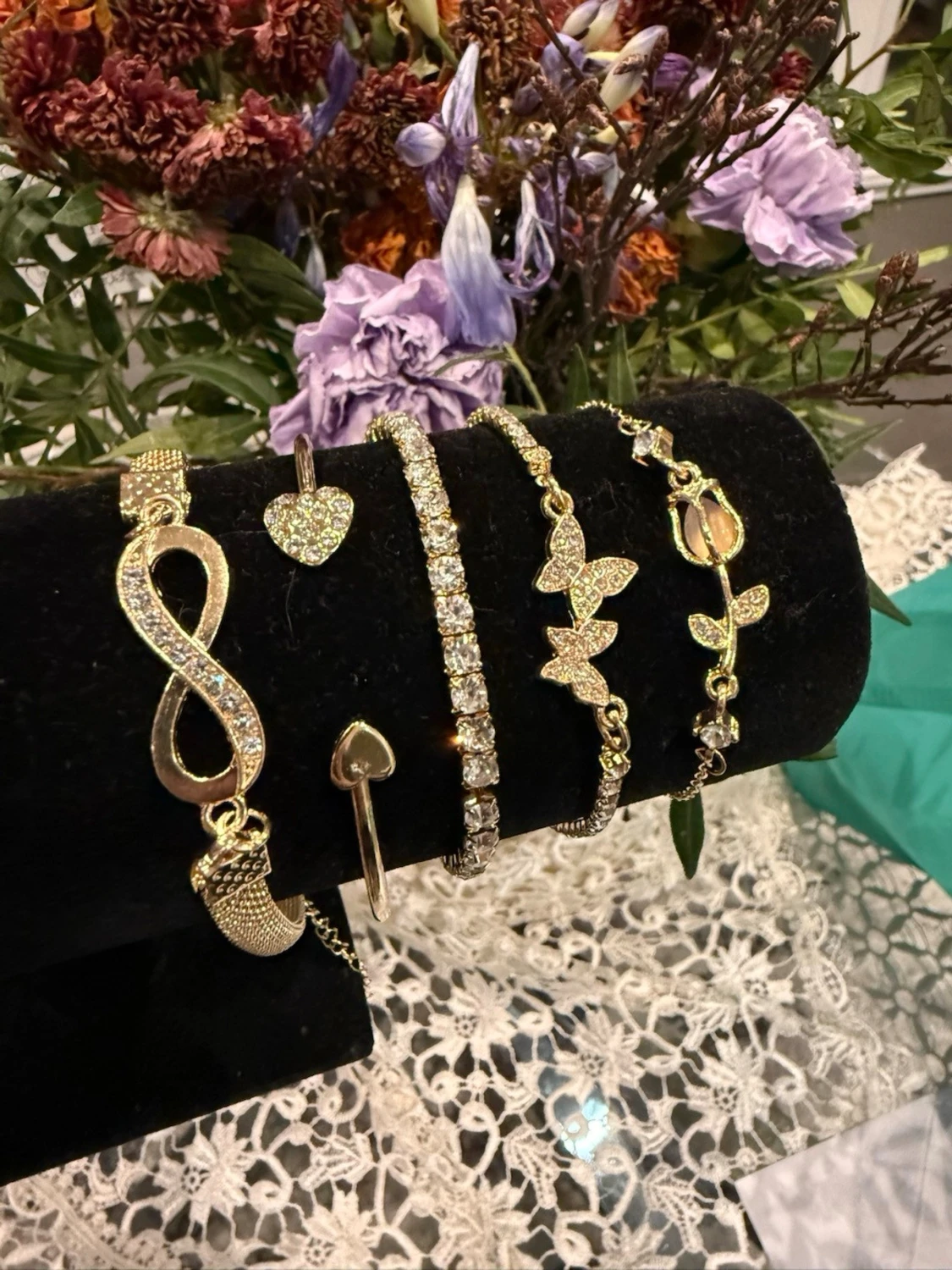 Guld Armband Set - 2