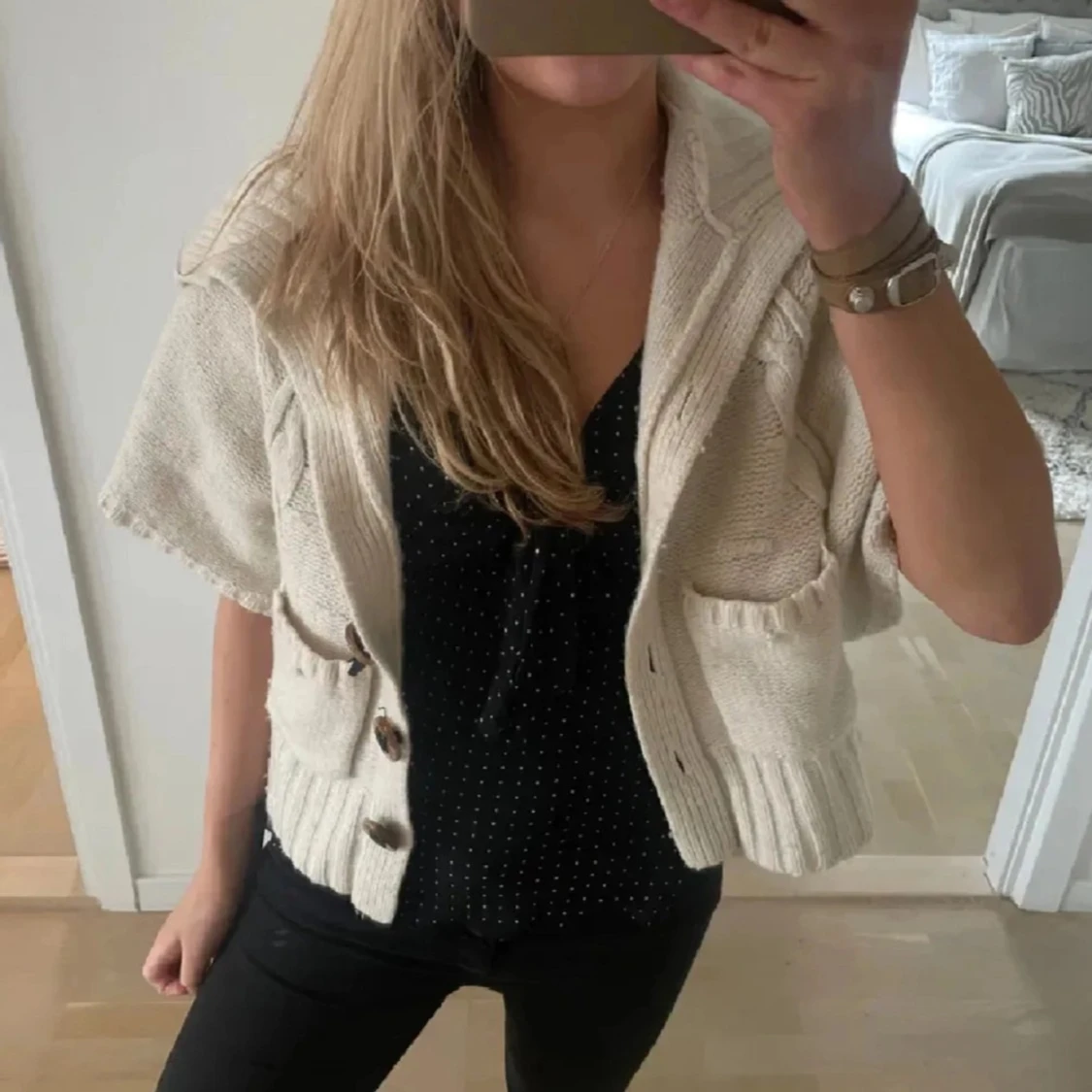 Fin stickad kofta - 2