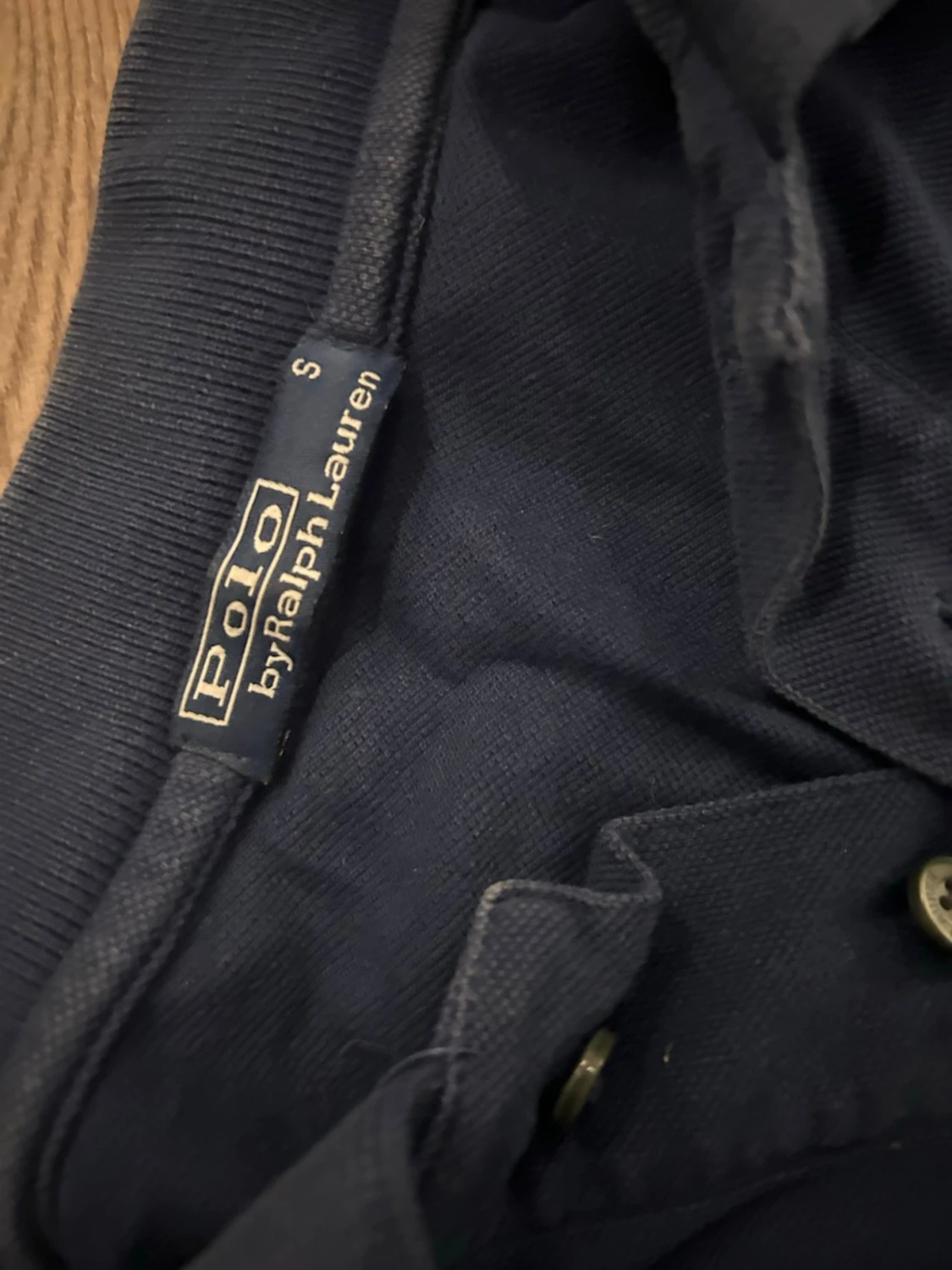 Marinblå pikétröja från Ralph Lauren - 2