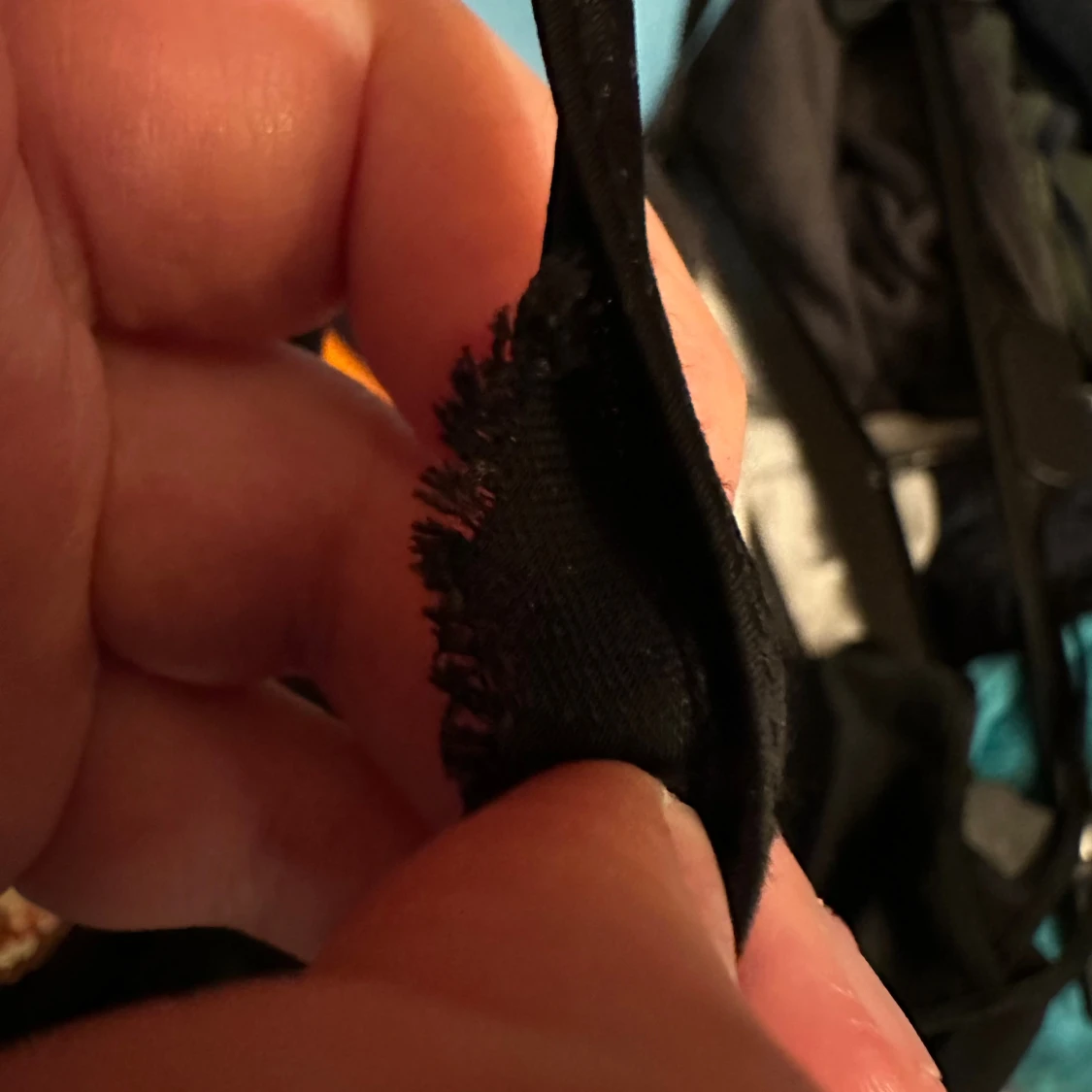 Svart satin linne från H&M strl: XL - 4