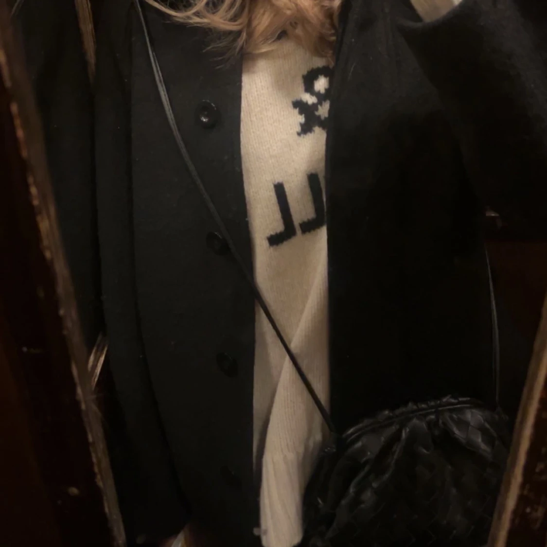 Svart axelväska från Pitaya i skinn - 3