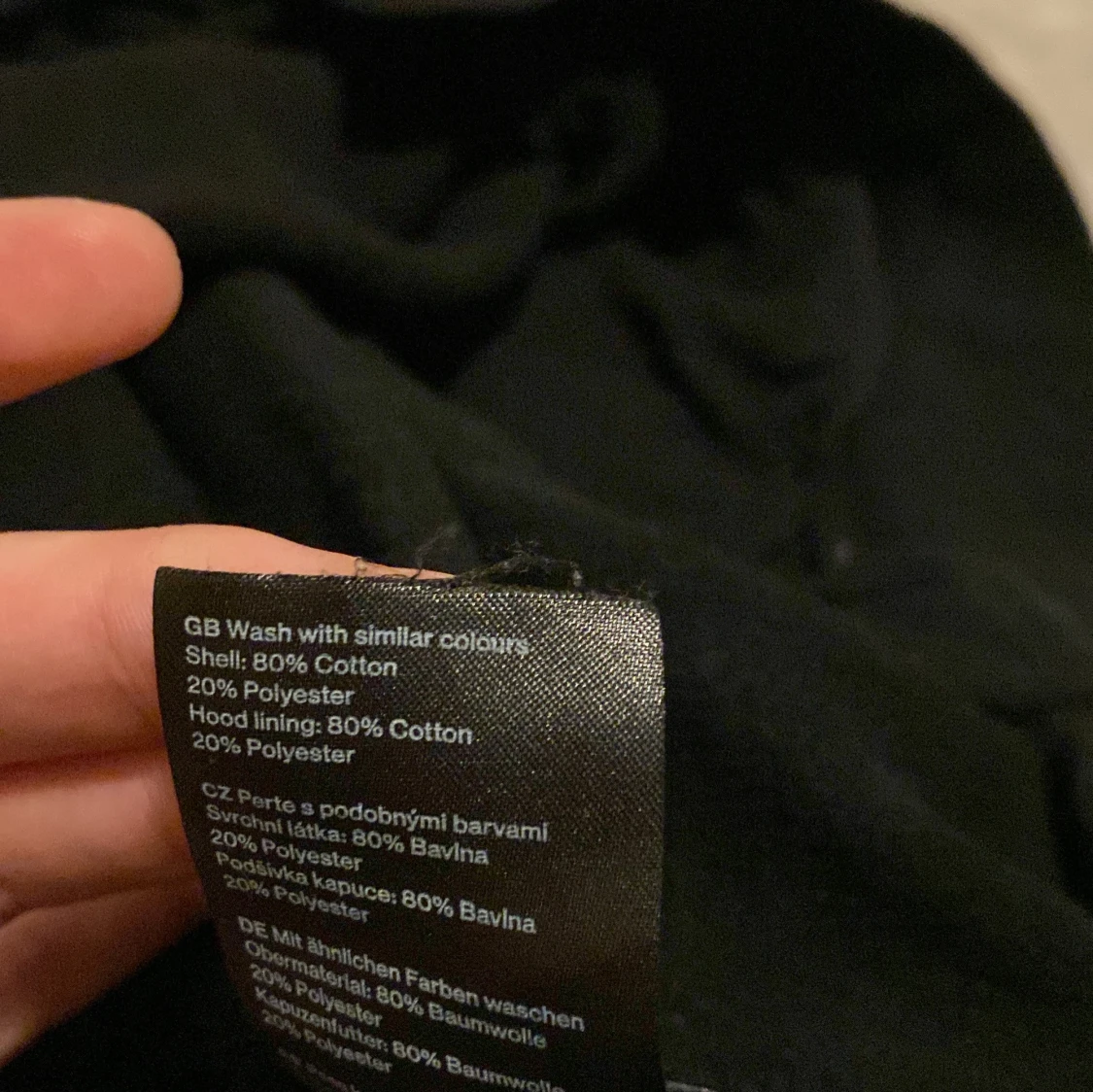 Svart hoodie från Weekday, storlek S - 3