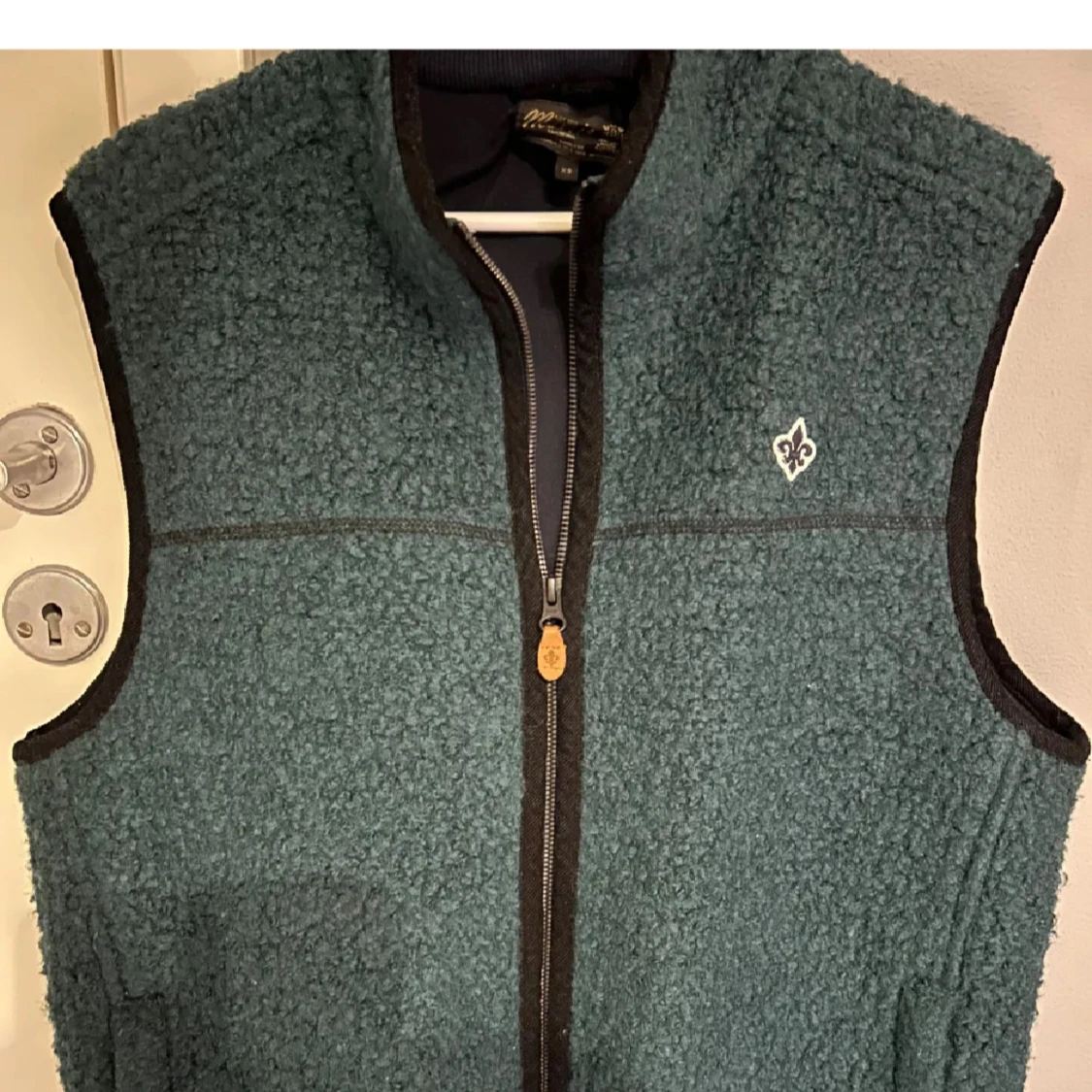 Grön fleeceväst från Morris