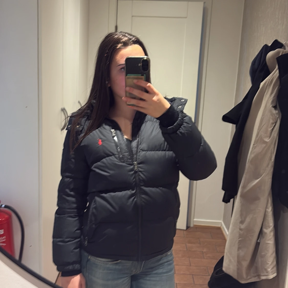 Svart pufferjacka från Polo Ralph Lauren