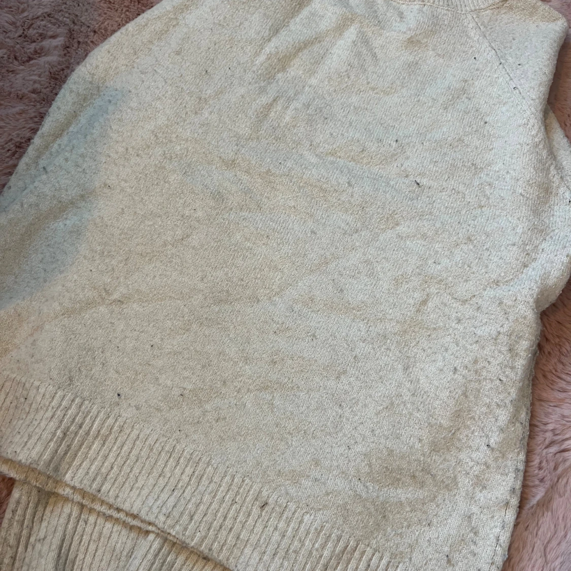 Beige stickad tröja - 3