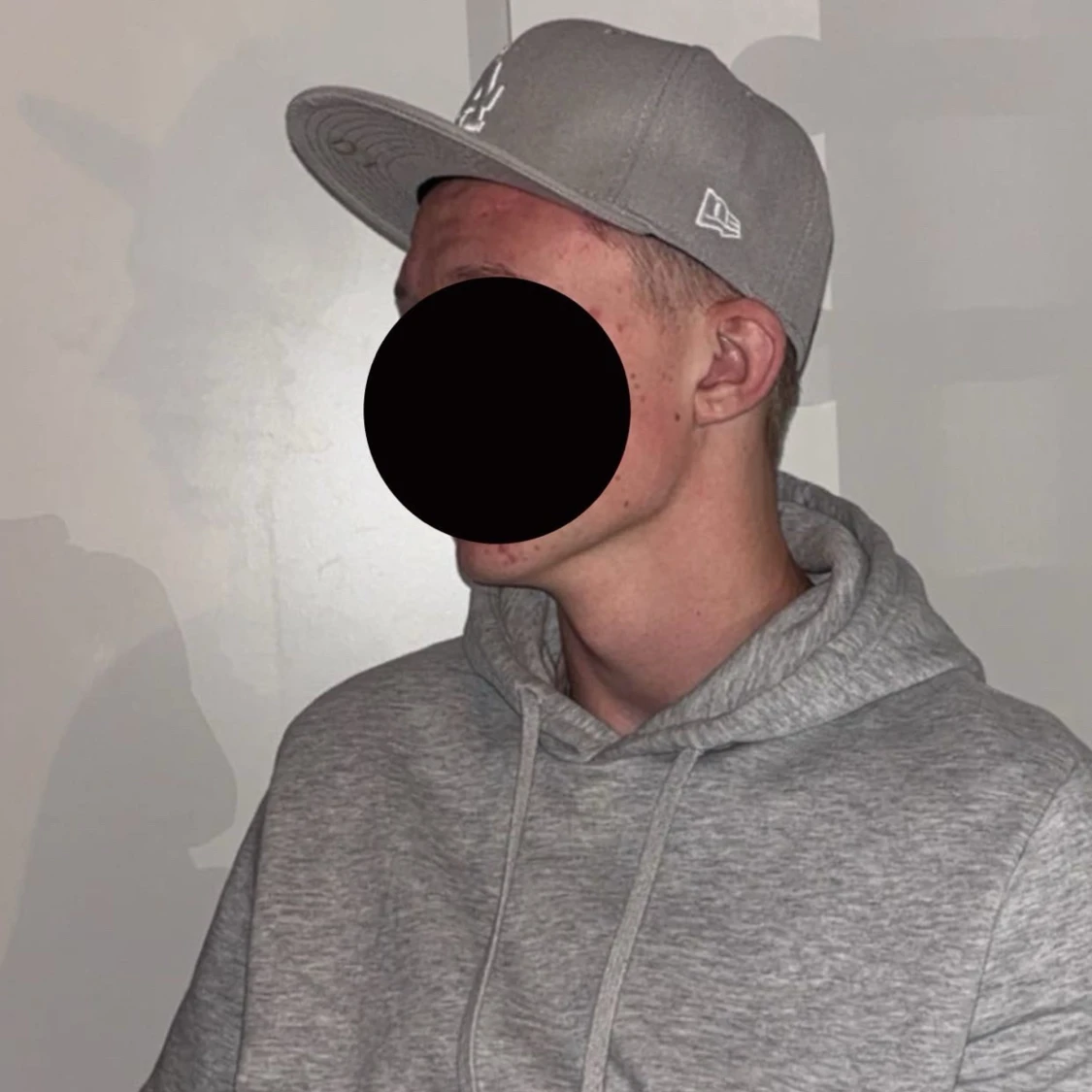 Grå LA New Era 59FIFTY keps