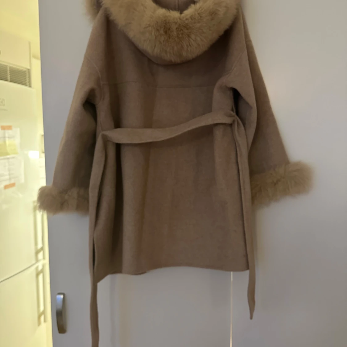 Beige Paris Ull & Kashmir kappa  - 1