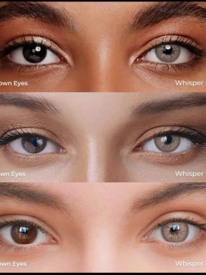 Ljusbruna färgade linser - Snygga ljusbruna färgade kontaktlinser som ger en naturlig look. Diameter 14,2 mm och baskurva 8,5 mm. Vattenhalt 38%. Perfekta för att förändra din ögonfärg på ett diskret sätt.