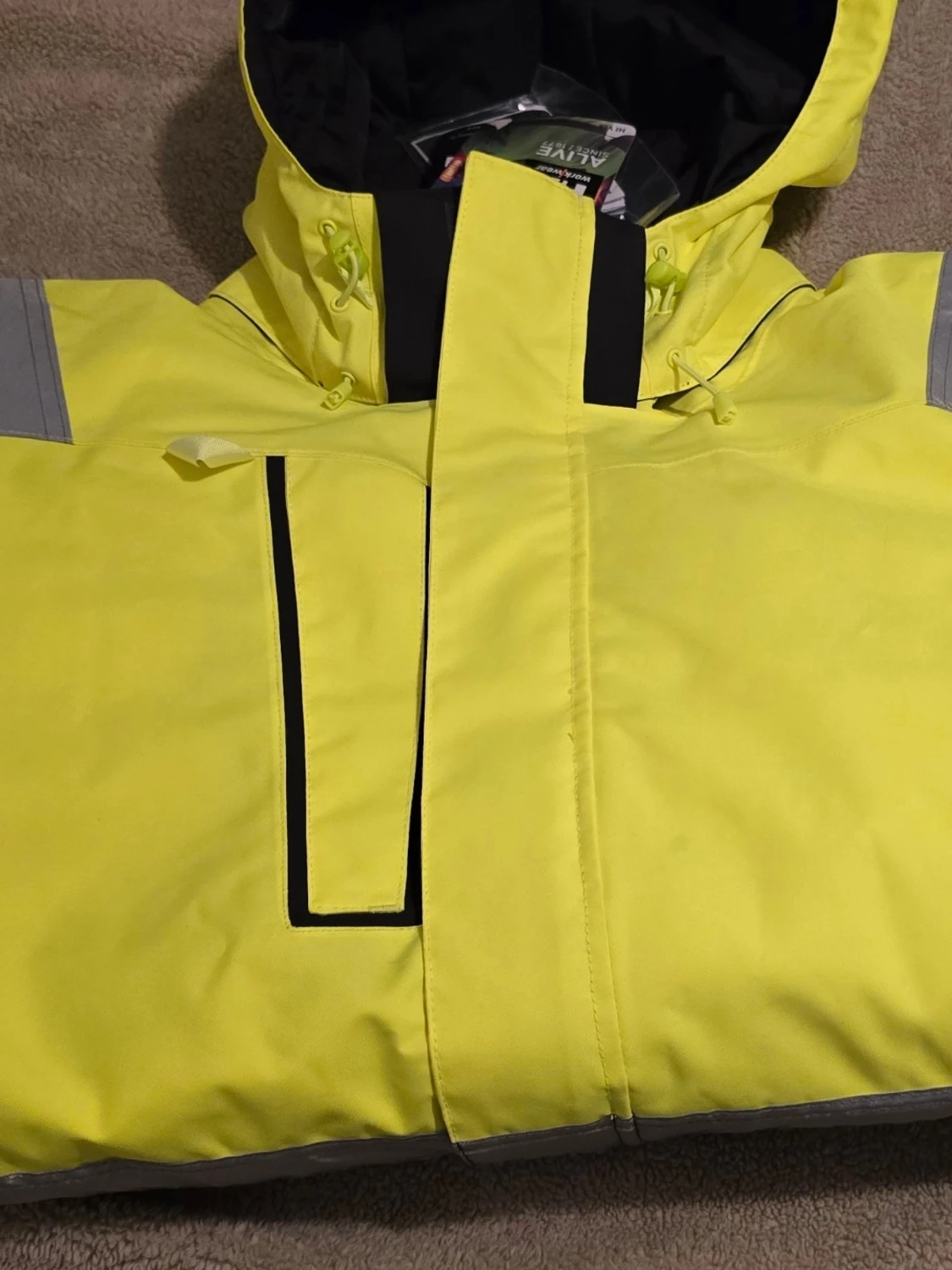 Gul Helly Hansen vinterjacka 4XL  - 1