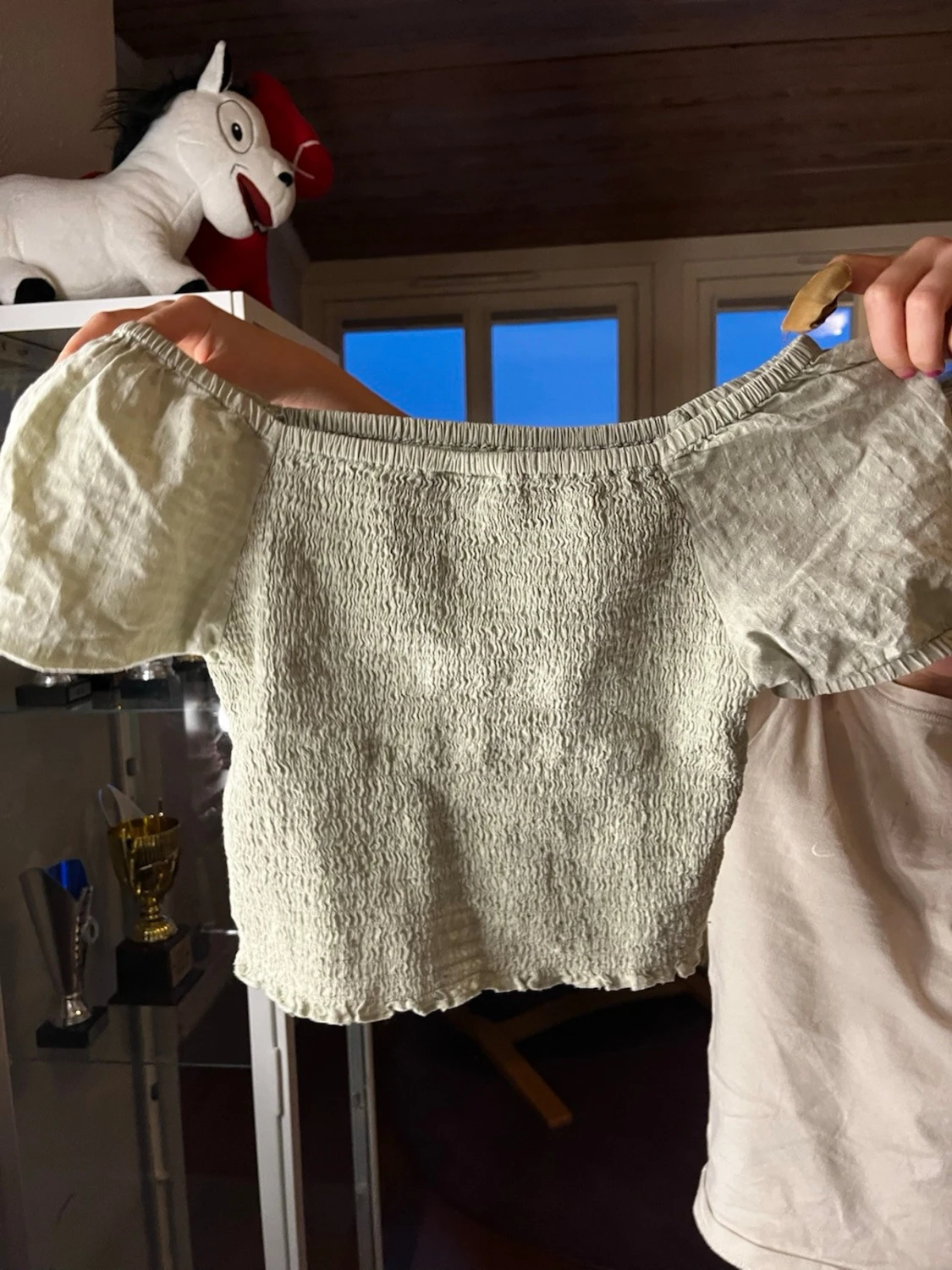 Ljusgrön blus från Kappahl - 1